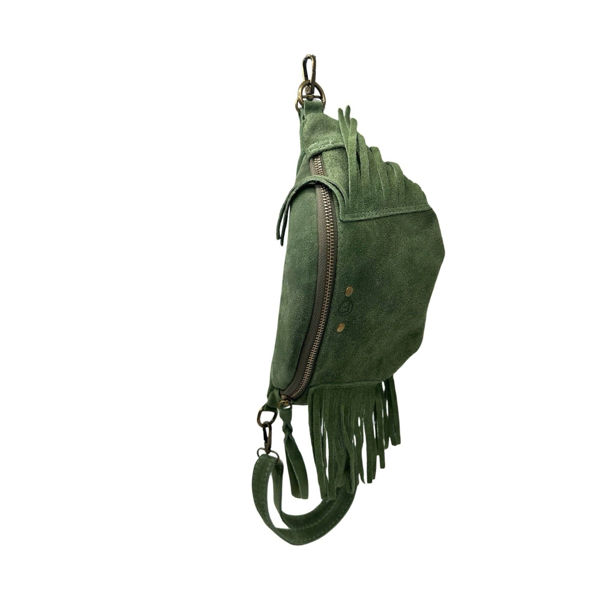 Louisa lee - Wholesale Belt Bag - Women's - ESPERANZA SUEDE LEATHER FANNY PACK1