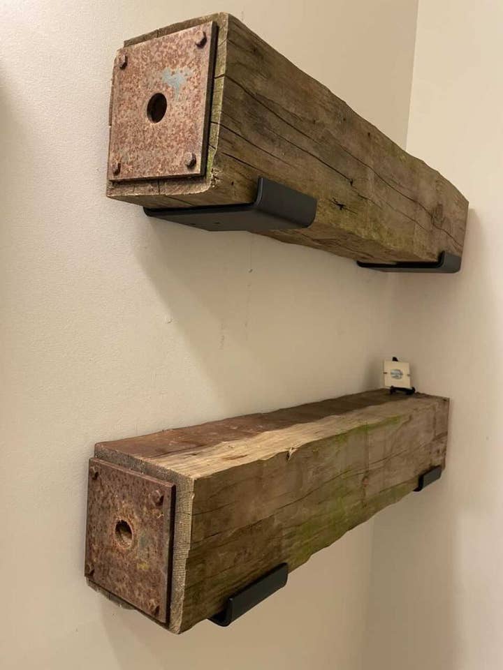 The Glimmerglass J Shelf or Mantel Bracket for wholesale by Industrial Farm Co