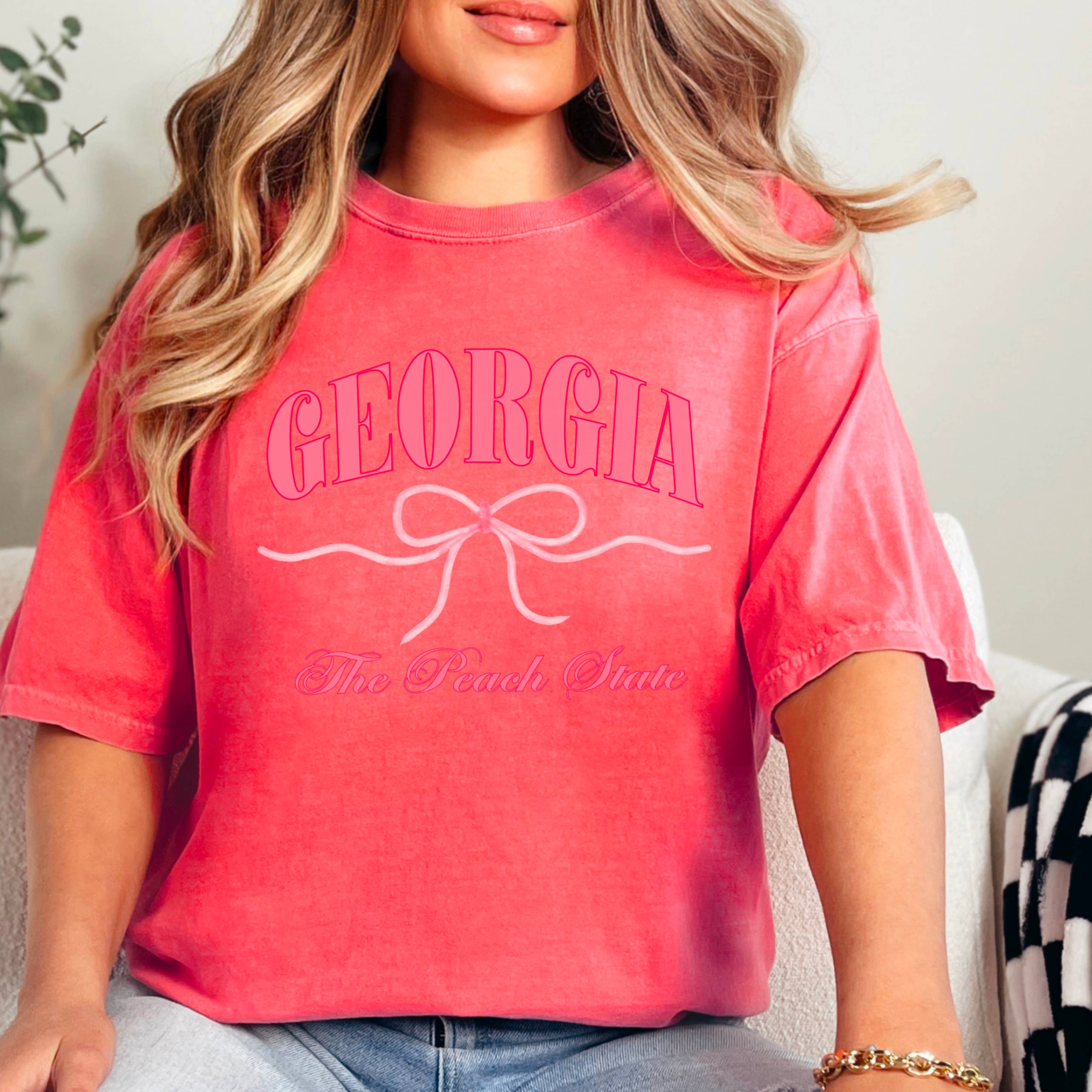 Shoppe SHC – wholesale T-shirt (graphic) – women's – Coquette Tee | Georgia Tee | Ladies Graphic Tee6