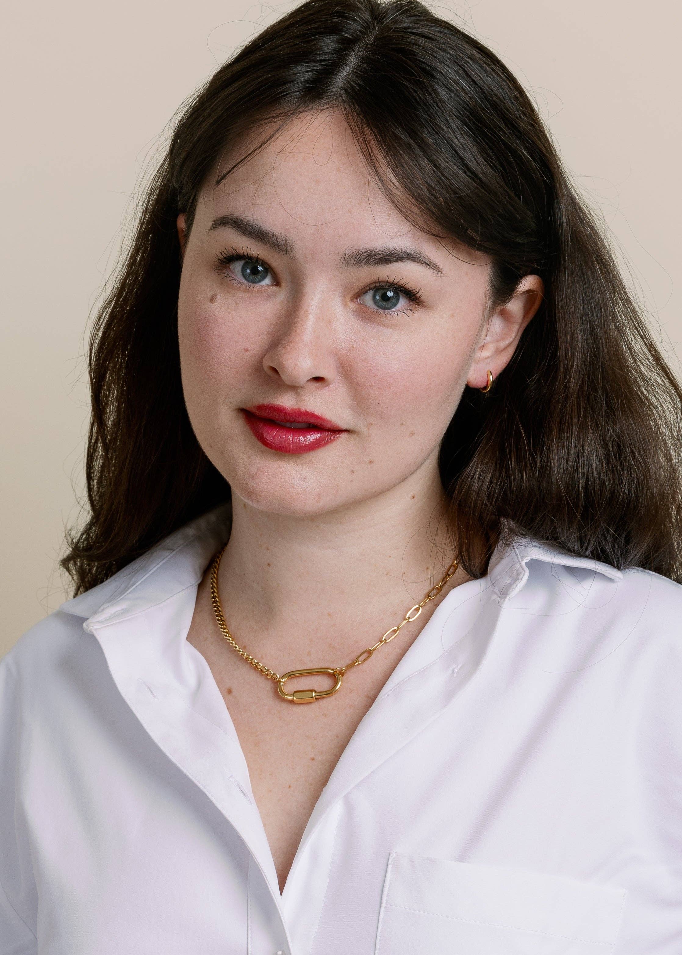 Guld Valentina halskæde for engroshandel på Faire4