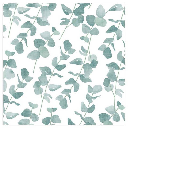 Cocktail Napkin - Eucalyptus Leaves for wholesale by Elegant Gifts
