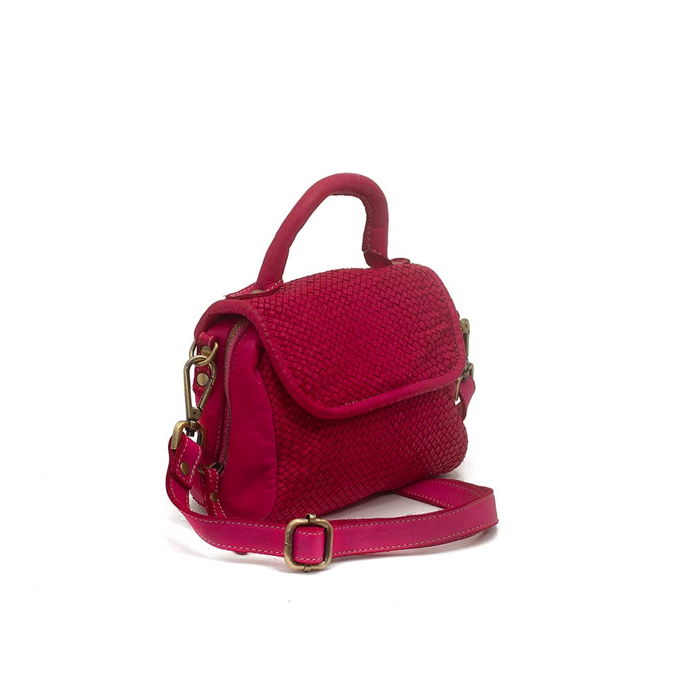 Bolsa Nova Handbags - Wholesale Crossbody Bag - Women's - Lily Woven Leather Minibag15