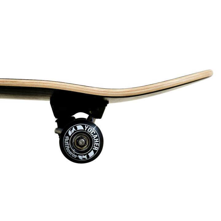 Yocaher Skateboards - Vendita all'ingrosso Skateboard - Blank - Skateboard completo da 7,75", colore: nero macchiato