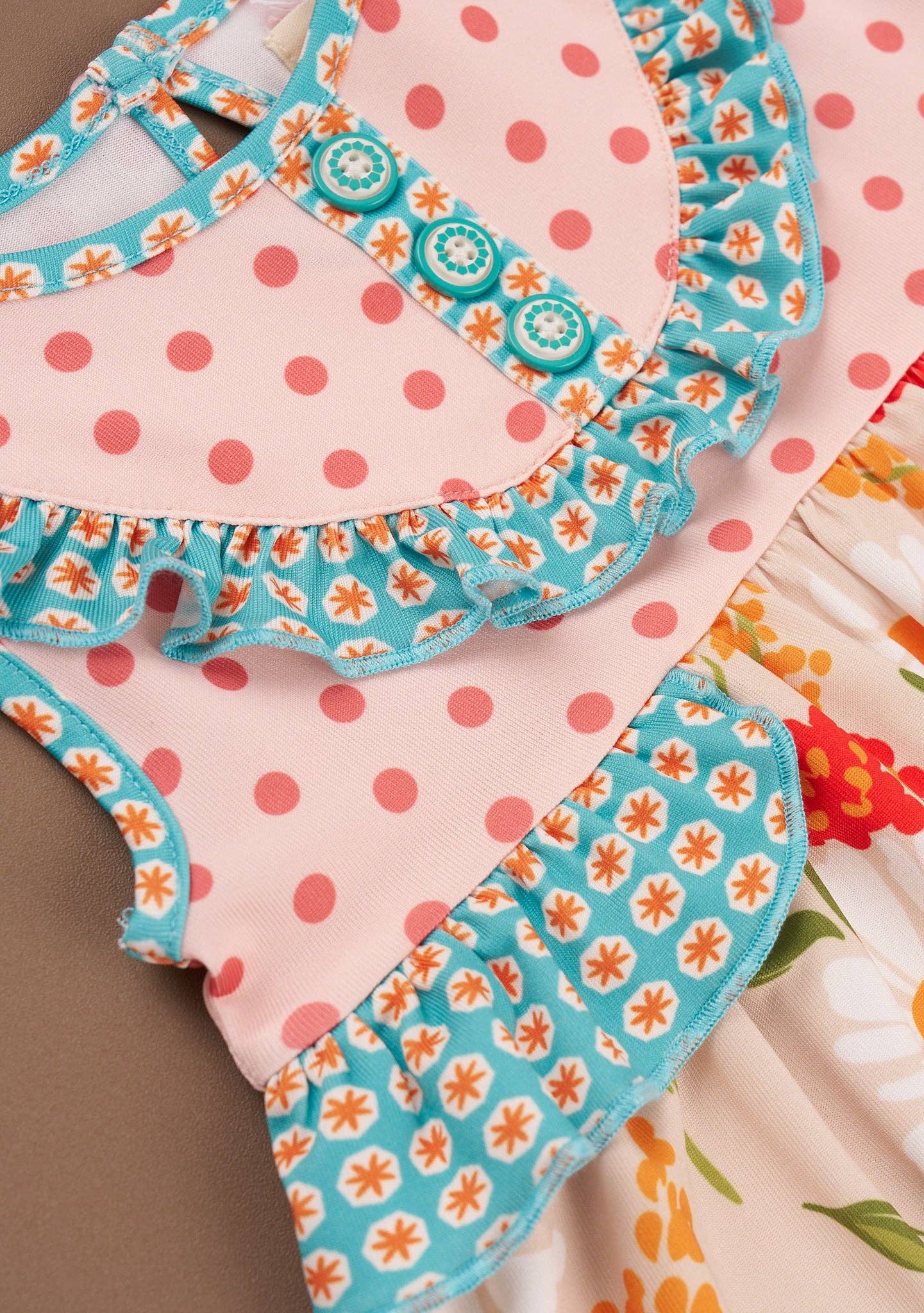 Marie Nicole Clothing - Wholesale Top & Short Set - Kids - Daisy Janes Ruffle Trim Outfit8