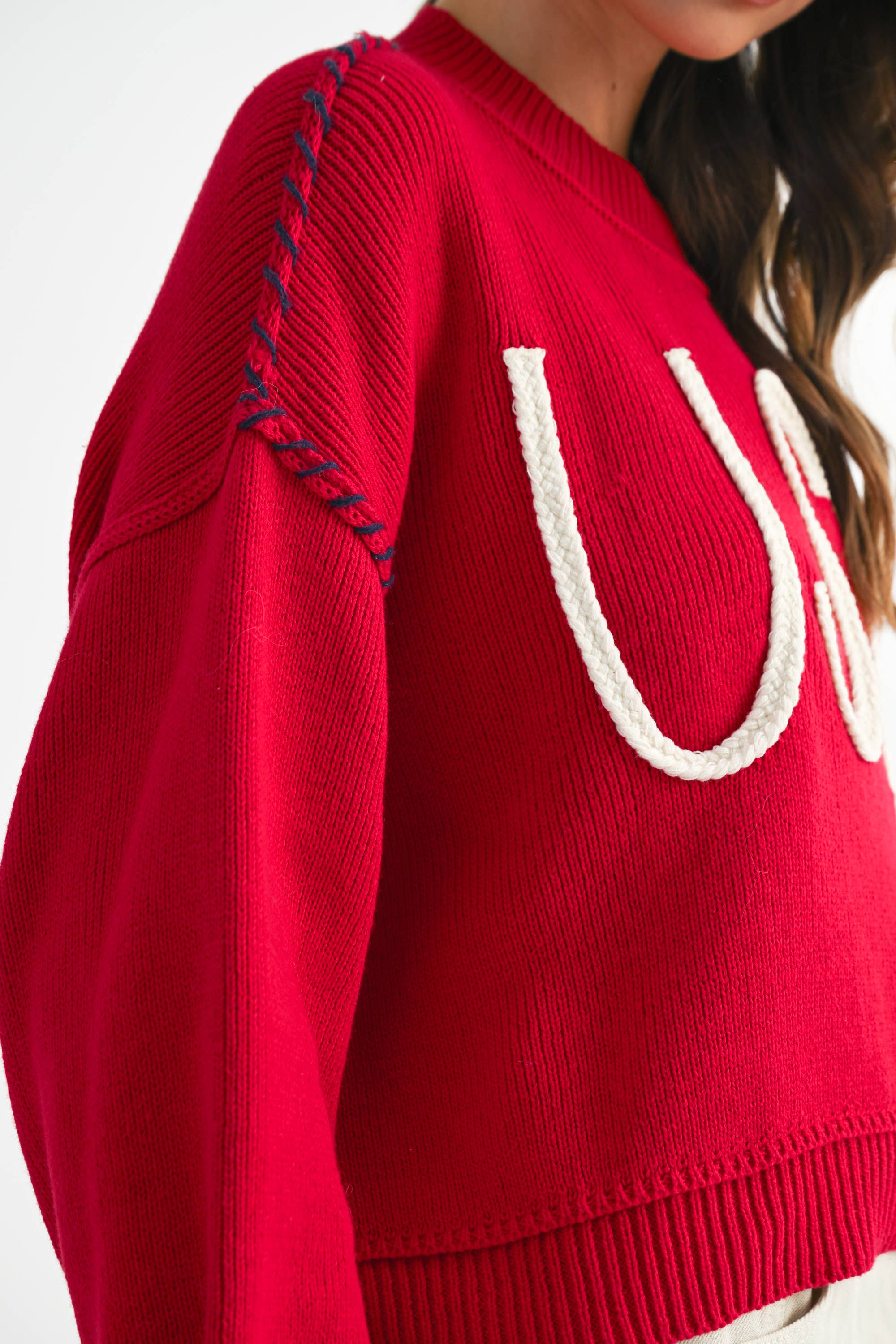 AEMI + CO - Wholesale Knit Sweater - Women's - 3249EK USA Sweater 222