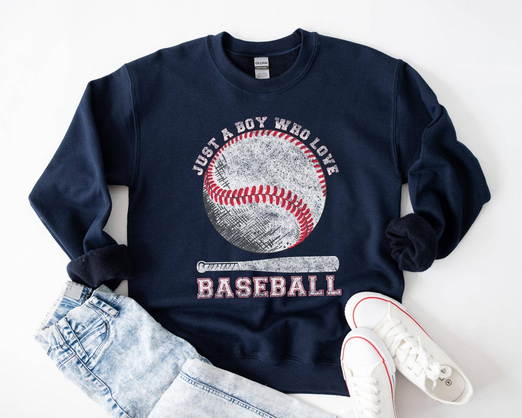 Vivtrek - Wholesale Graphic Sweatshirt - Unisex - Baseball Lover Boy Sweatshirt, Baseball Mom Dad2