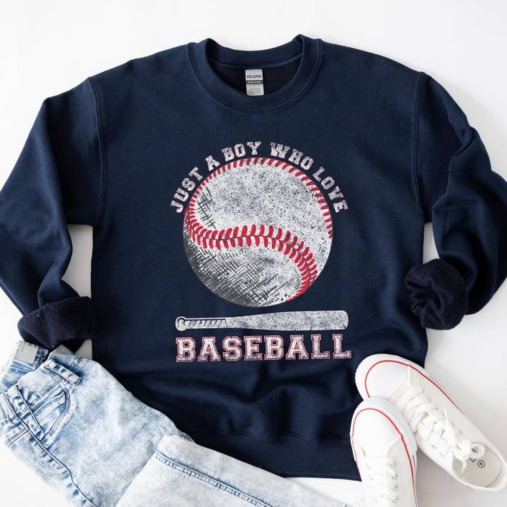 Vivtrek - Wholesale Graphic Sweatshirt - Unisex - Baseball Lover Boy Sweatshirt, Baseball Mom Dad2