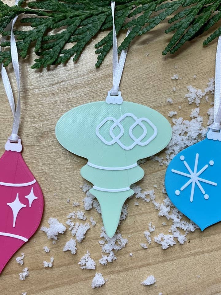 Good Things Come in Trees 3D Printed Ornaments for wholesale by R+D