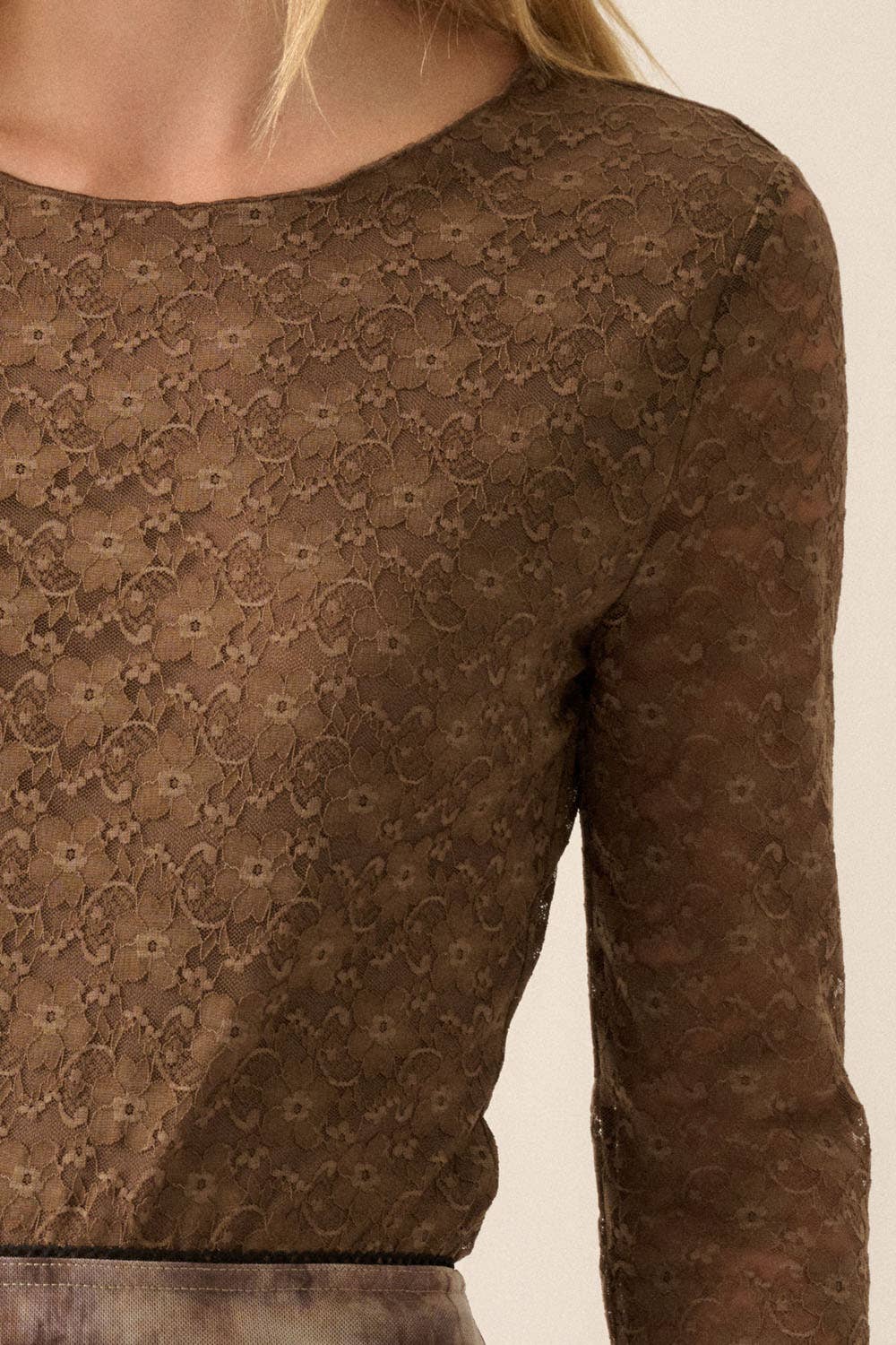 Promesa USA - Vendita all'ingrosso Body - Donna - Body in pizzo floreale3