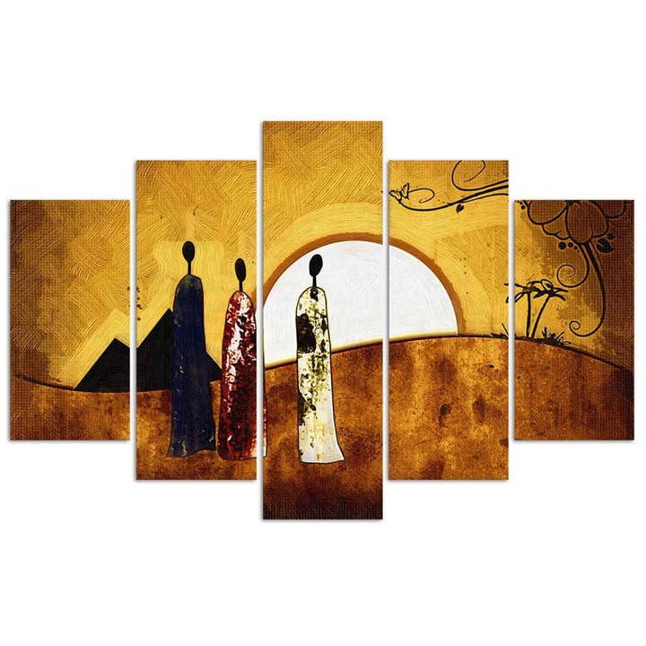 Deko-Paneel, Sonniges Ägypten, 5-tlg. für den Großhandel von Motivartdesign