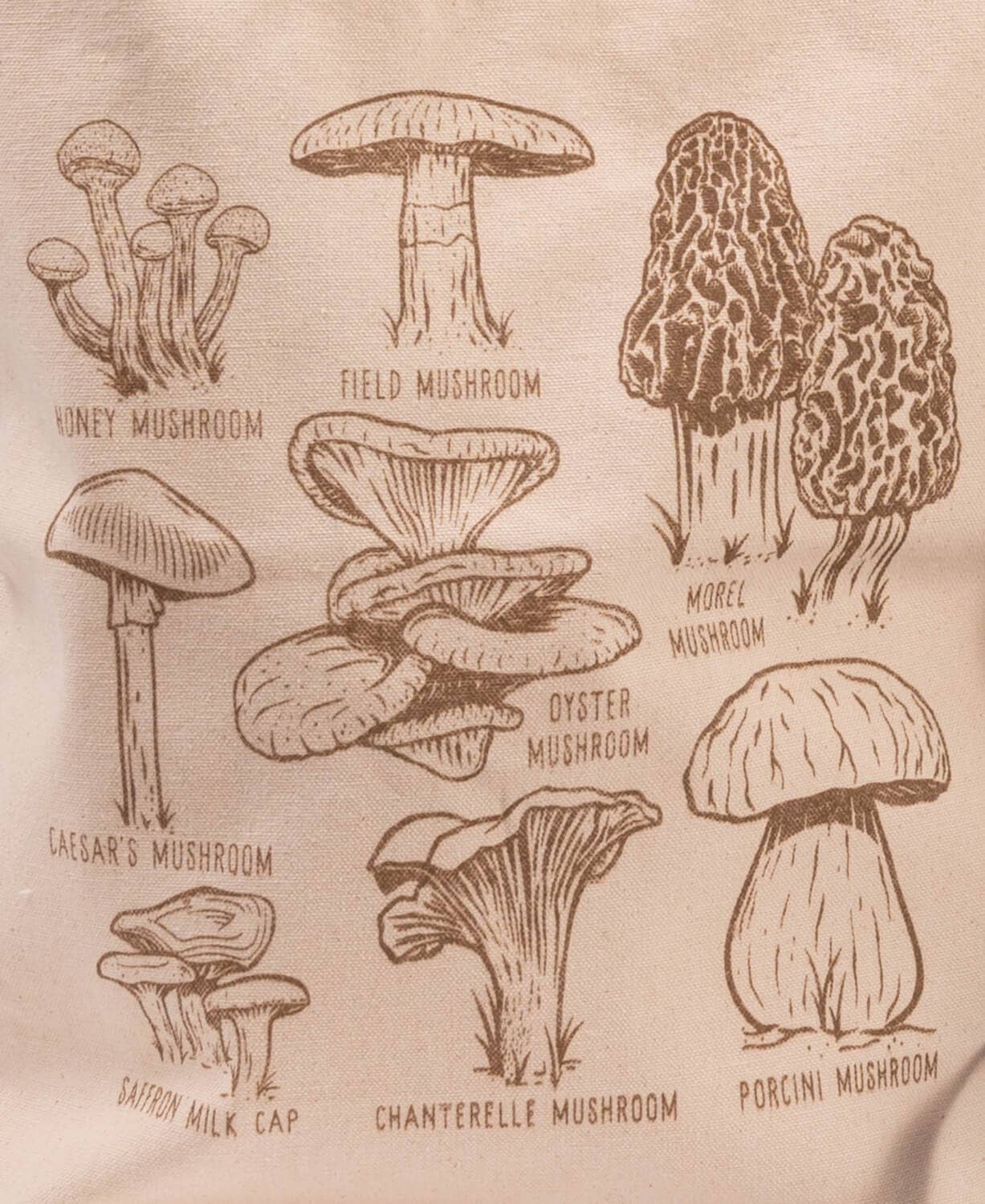 Soul Flower - Wholesale Tote Bag - Unisex - Mushroom Botanical Tote Bag - Tote Bags for Coops2