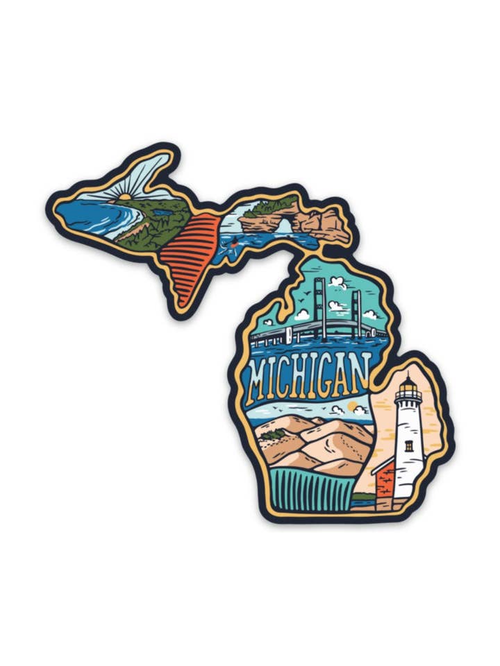 Michigan Love | Sticker for wholesale by Keep Nature Wild