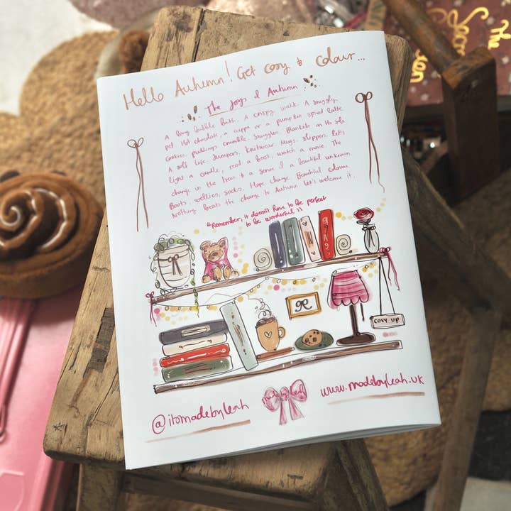 Made by Leah – wholesale Notebook – The Cosy Girly Colouring Book8