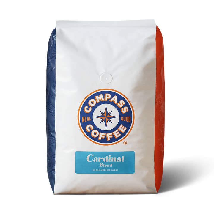 Sac de 5 lb de Cardinal Decaf pour la vente par Compass Coffee
