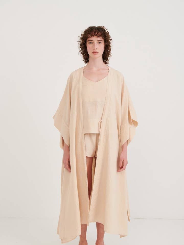 Chiffon Ivy Kimono for wholesale by ANDREA & JOEN