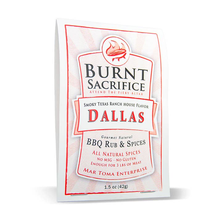 Dallas Spice Rub - Single Use for wholesale by Burnt Sacrifice