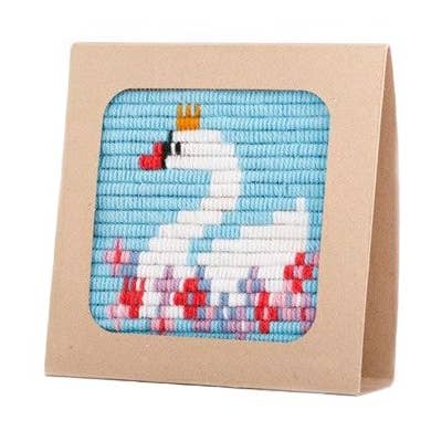 SOZO DIY - Swan Picture Frame Needle Point Kit for wholesale by SOZO DIY