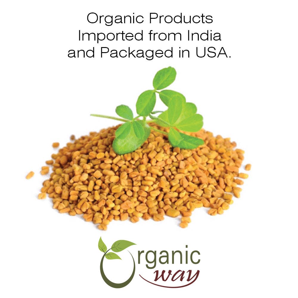 Organic Way LLC - Wholesale Plant Seeds - Fenugreek / Methi Seeds Whole (Trigonella Foenum) - Kosher & USDA Certified | Vegan, Non-GMO & Gluten Free | Tested for Heavy Metal and Purity | 100% Raw from India6
