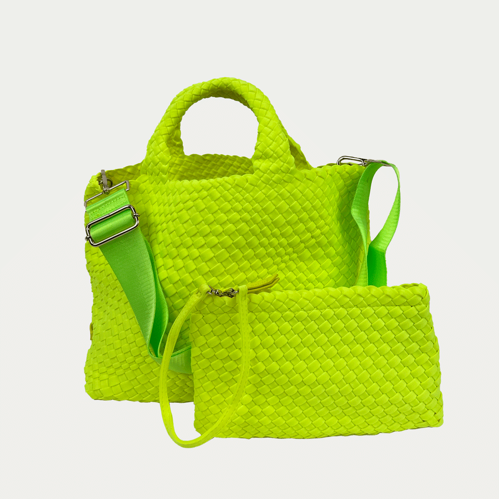 AHDORNED – wholesale Tote bag – Women's – Lily Woven Neoprene Tote with Pouch61