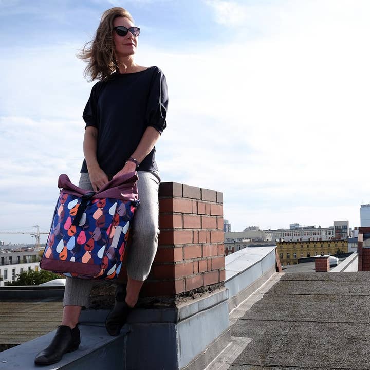 Ikuri - Wholesale Biking Accessories - Bicycle bag for luggage rack single bag Peras blue5