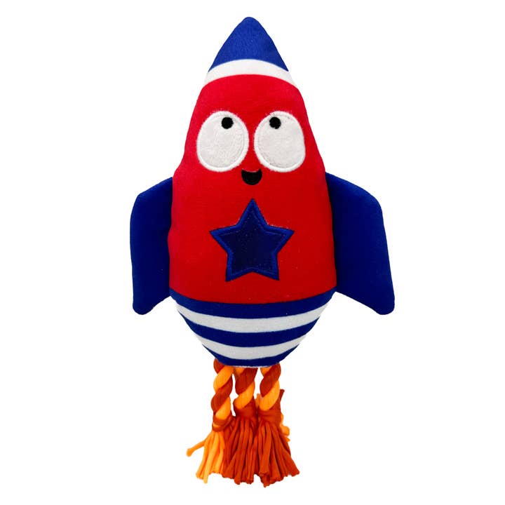 Rocket Man Dog Toy for wholesale by Huxley & Kent