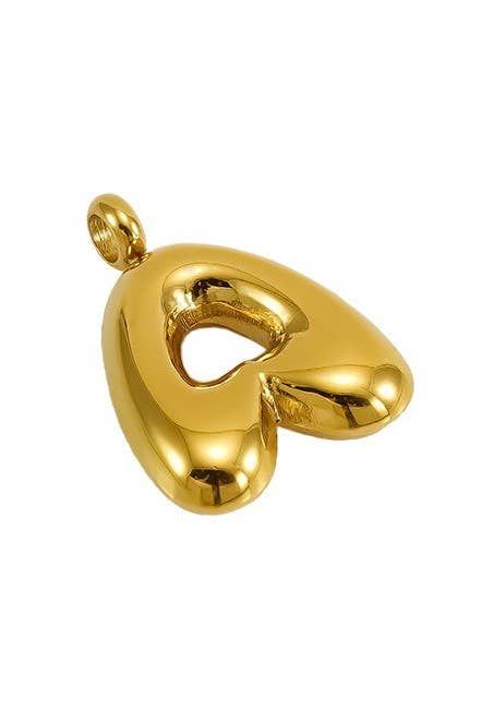 JOSSLYN by wall to wall - Wholesale Individual Charm/Pendant - CHARMS - 18K STAINLESS STEEL TARNISH FREE INITIAL | 40CM1019