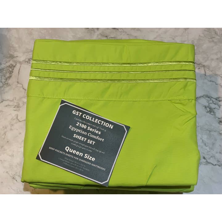GST Designz, LLC - Wholesale Sheet set - Gst Designz Collection - Egyptian Comfort Bed Sheet Set - Queen5
