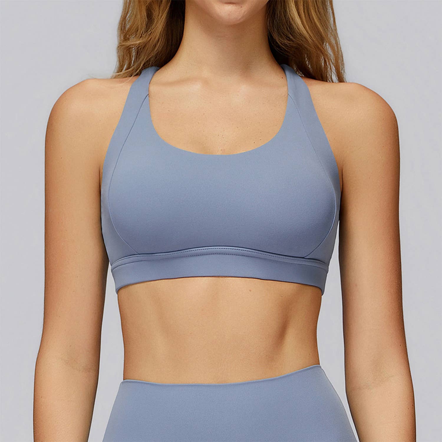 Crave by FW - Wholesale Sports Bra - Women's - Cross Back Strappy Athletic Bras with Removable Pads0