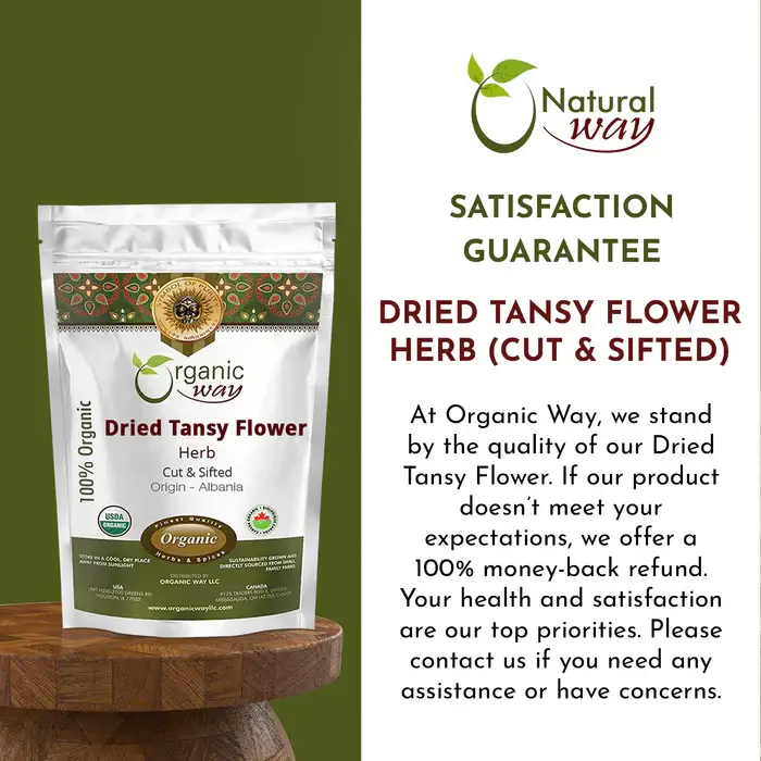 Organic Way LLC - Wholesale Loose Tea - Organic Way Dried Tansy Flower Herb Tea | Origin - Albania (21
