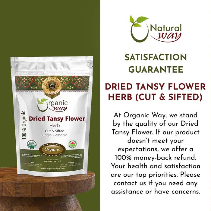 Organic Way LLC - Wholesale Loose Tea - Organic Way Dried Tansy Flower Herb Tea | Origin - Albania (21