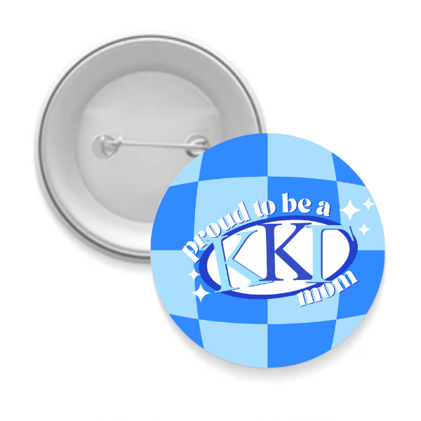 Sarahndipity Shop - Wholesale Lapel Pin/Button - Sorority Mom Button - Proud to Be Checkered18