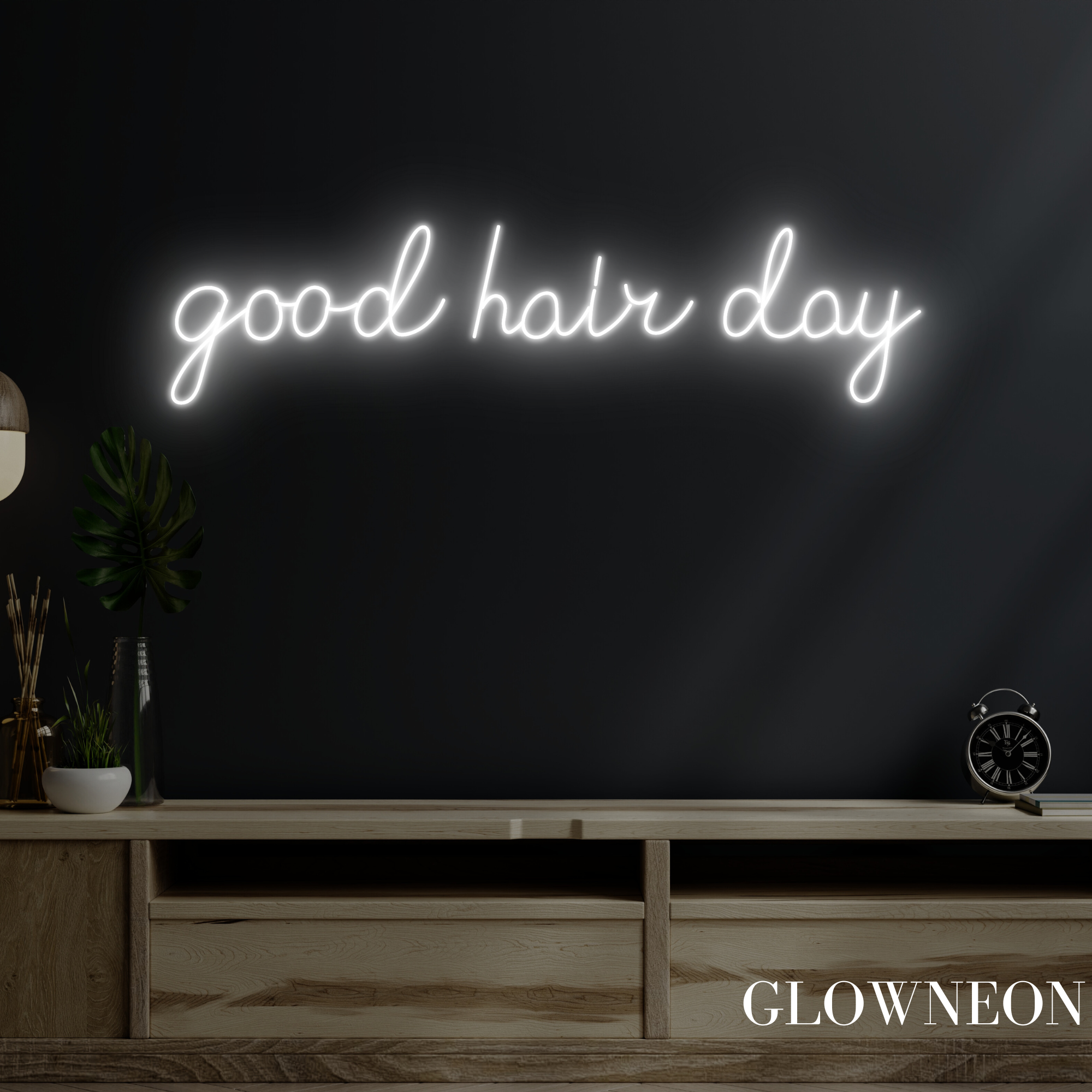 Glow Neon - Wholesale Neon Sign - Good Hair Day Neon Sign, Hair Salon Led Sign, Barber Decor3