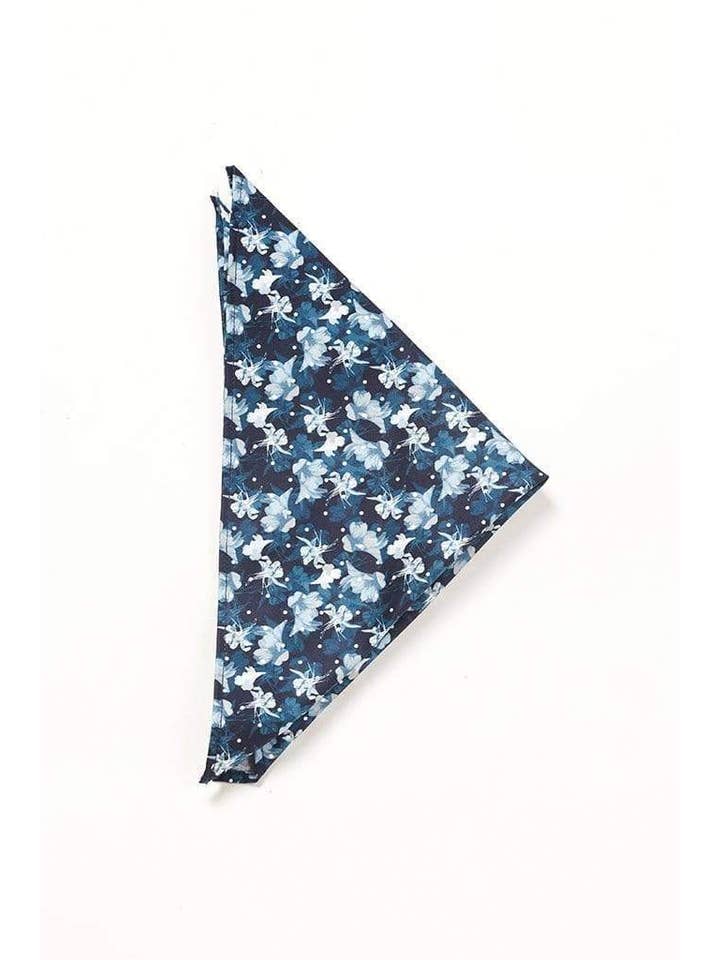 Aayat Menswear – wholesale Skjortor – Herr – BLÅ BLOMMIG SKJORTA CANNES