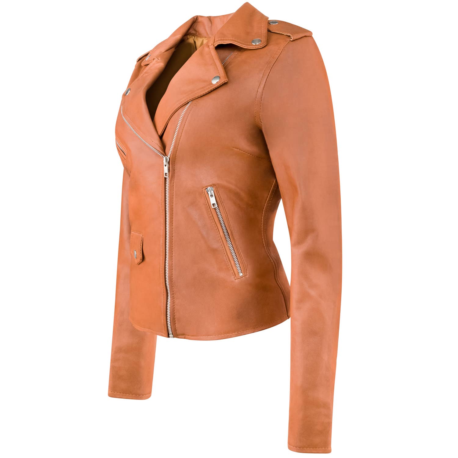 Urban 5884 Amsterdam | Leather jackets - Wholesale Leather Jacket - Women's - Urban 5884 Amy Ladies Jacket Lamb Skin4