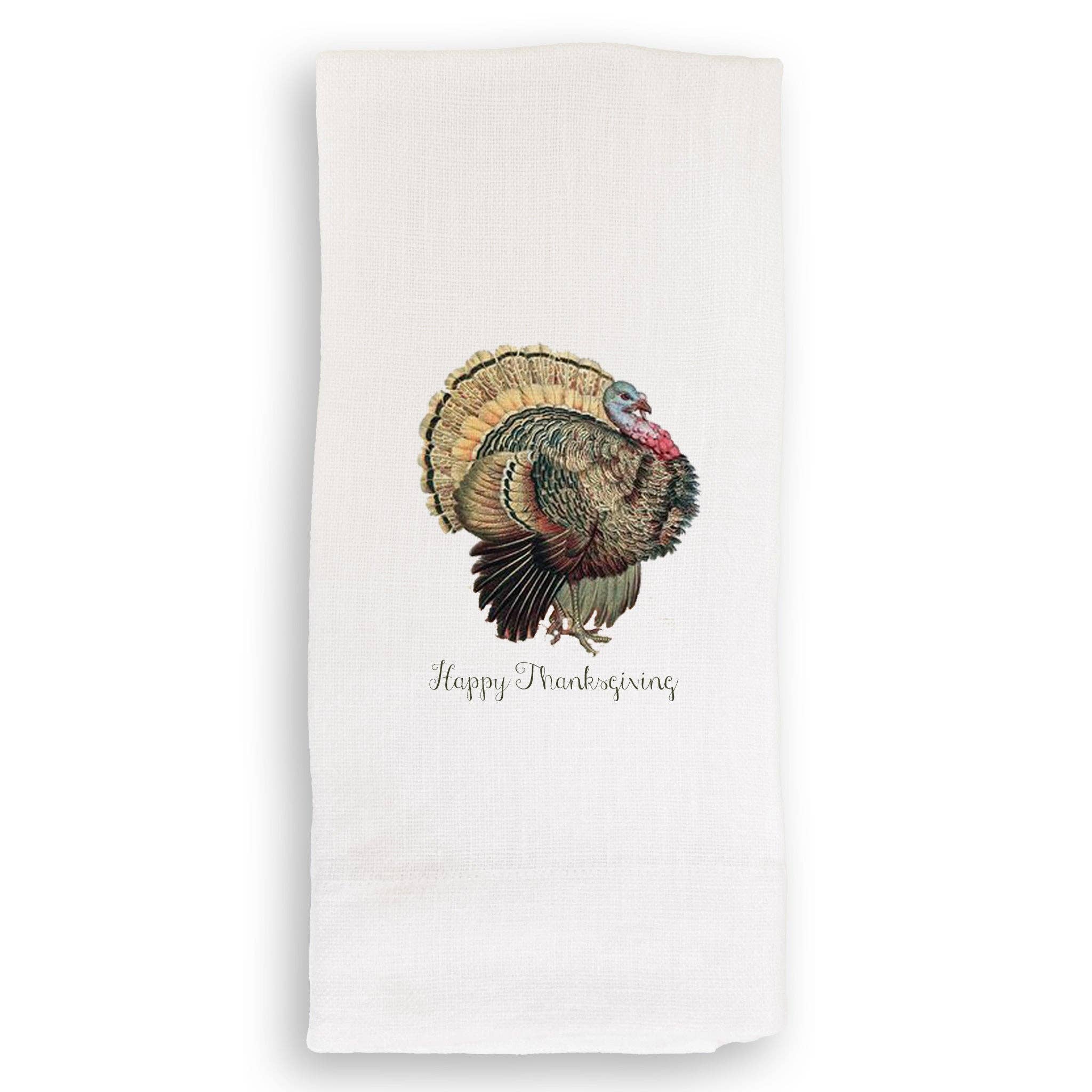 French Graffiti - Wholesale Tea Towel - Thanksgiving Turkey2
