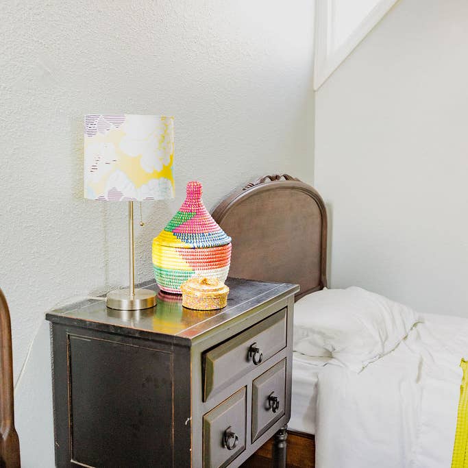 Gitzell FairTrade - Wholesale Basket - Lidded Basket, Assorted sweet grass, small1