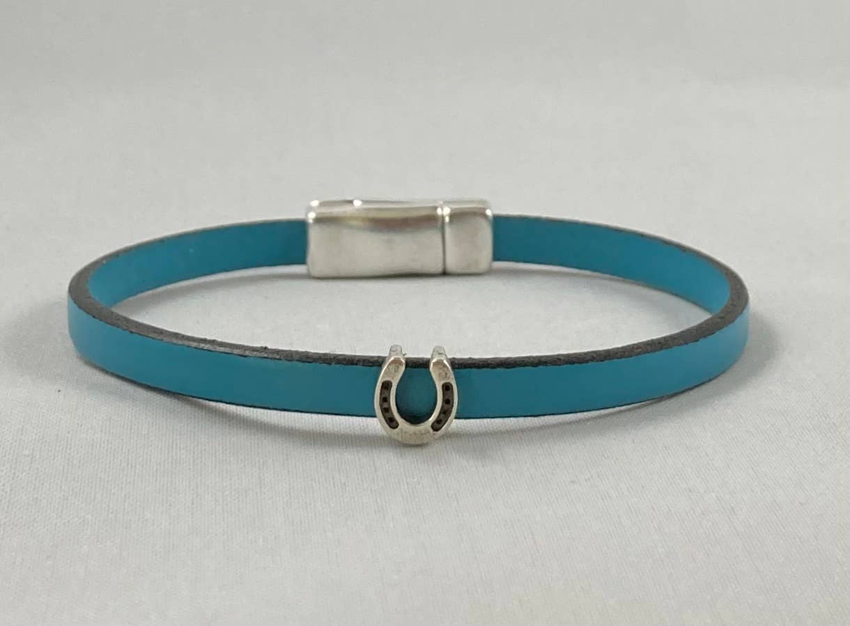 Rox-anne - Wholesale Bangle Bracelet - Leather Horseshoe Bracelet3
