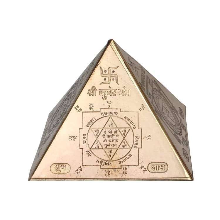 AmazeU - Wholesale Decorative Tabletop Object -  Copper Sri Yantra  Pyramid, Vastu Sri Yantra Copper Pyramid3