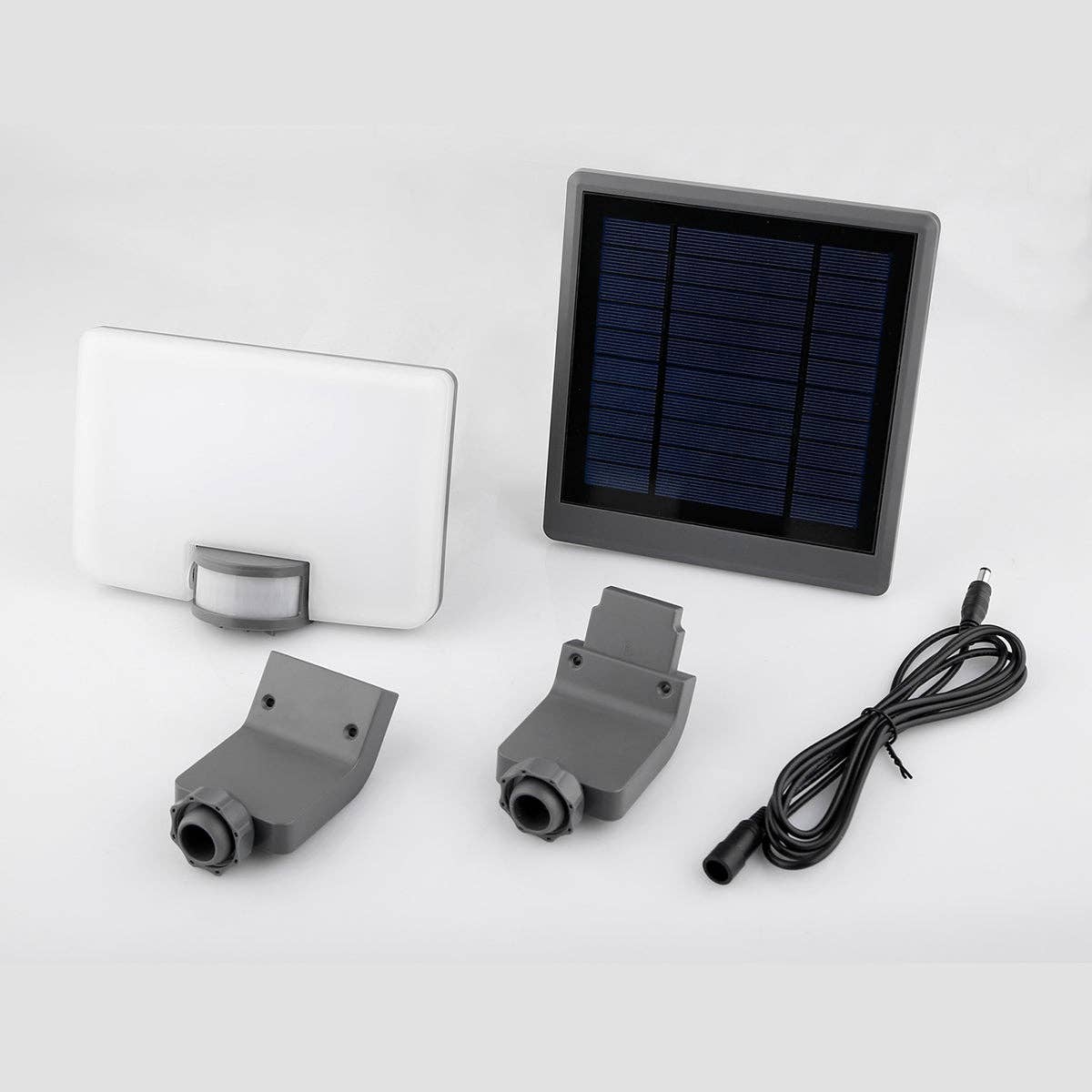 Gruppo F.T - Vente Lampe d'extérieur/de jardin - Projecteur extérieur Ulysse avec panneau solaire et détecteur de mouvement inclus6