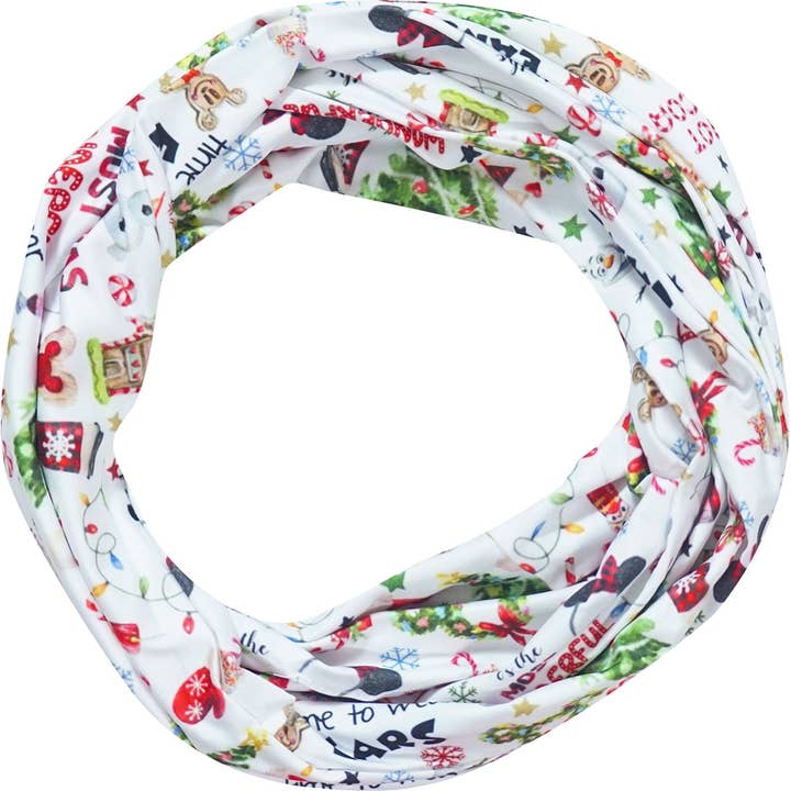 Set completo natalizio per bambine con leggings e sciarpa, colore: rosso per la vendita all'ingrosso da parte di Amor Babee