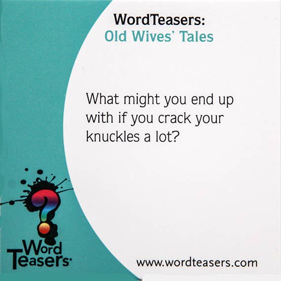 WordTeasers - Wholesale Card Game - Old Wives' Tales1