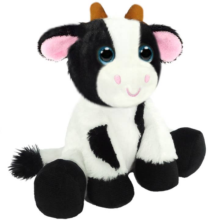 7.5" Sitting Cow for wholesale by First & Main