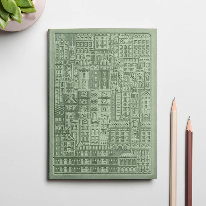 The City Works – Großhandel Notizbücher – The Munich Notebook von The City Works – handgeprägtes Notizbuch in sieben Farben