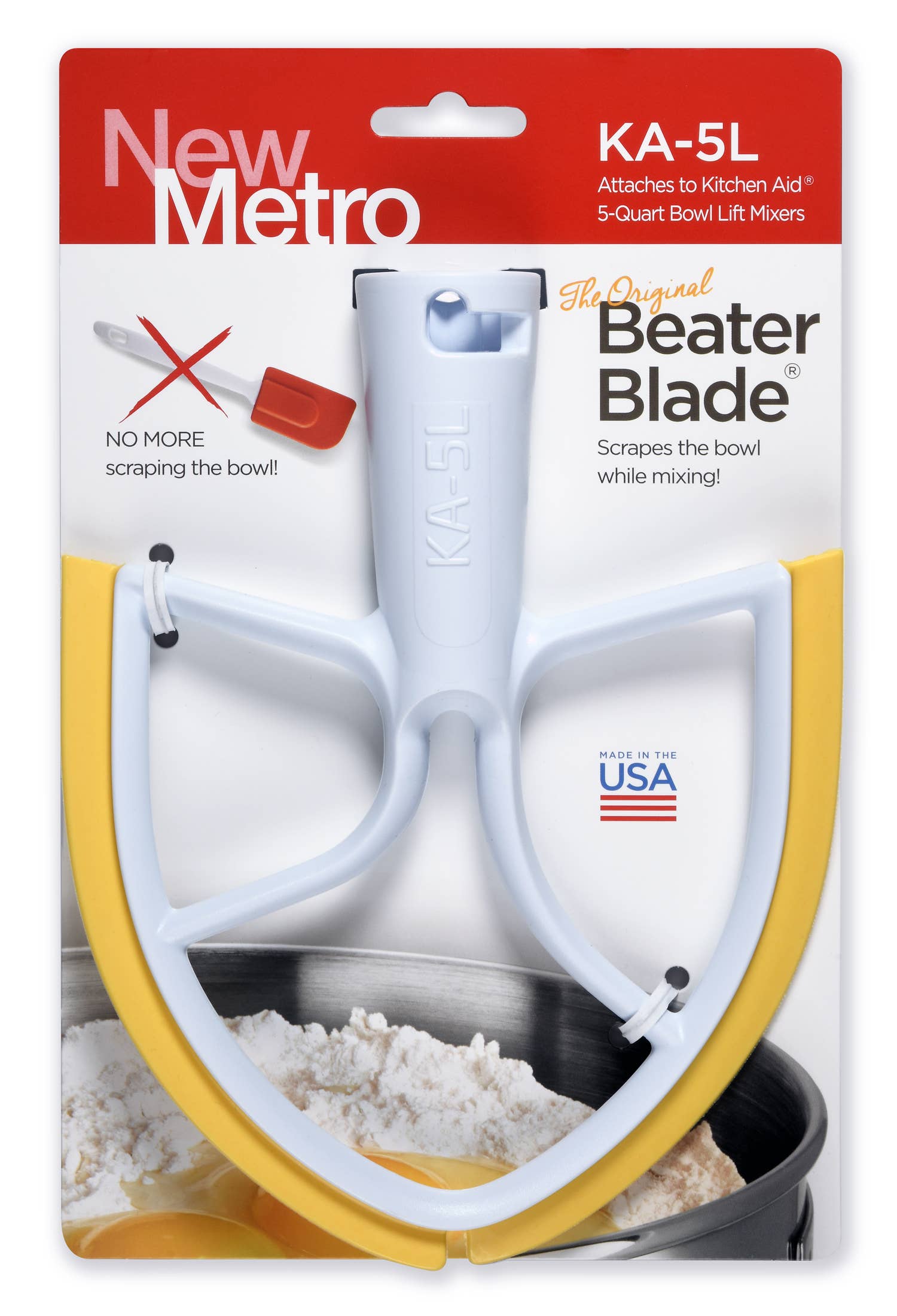 New Metro Design - Wholesale Kitchen Tool/Gadget - KA-5L Plastic Body BeaterBlade for 5-QT Bowl-Lift Mixers3
