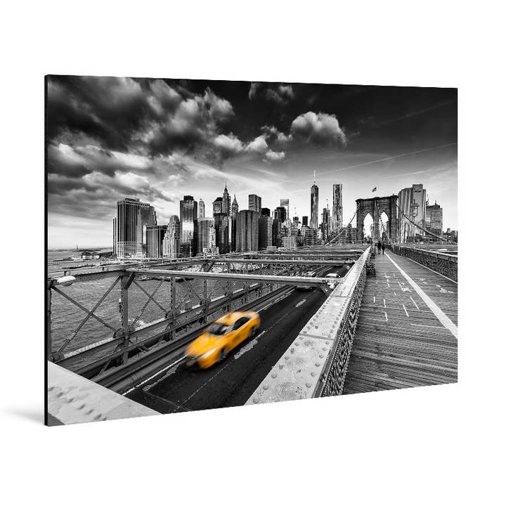 Dibond 30 x 45 cm - Cabina gialla, New York City per la vendita all'ingrosso da parte di Fabrice Gallou Photographie