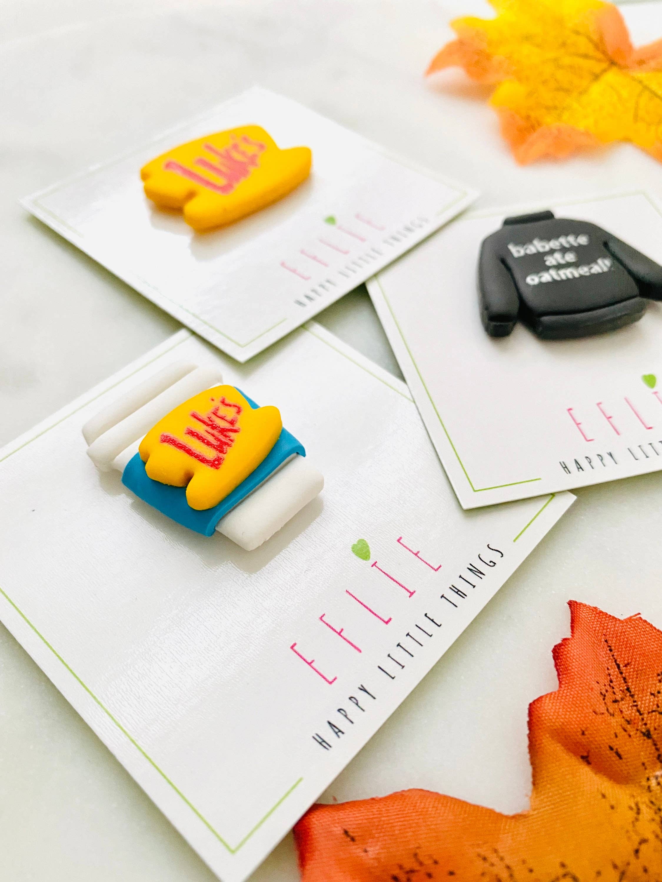 Eflie - Venta al por mayor Imanes - Juego de imanes Luke's Diner Coffee Needles de Gilmore Girls1