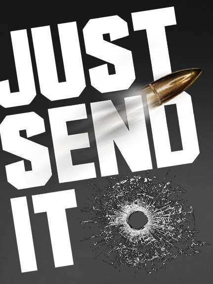 Stuur het gewoon raamsticker voor wholesale door Canada for Victory