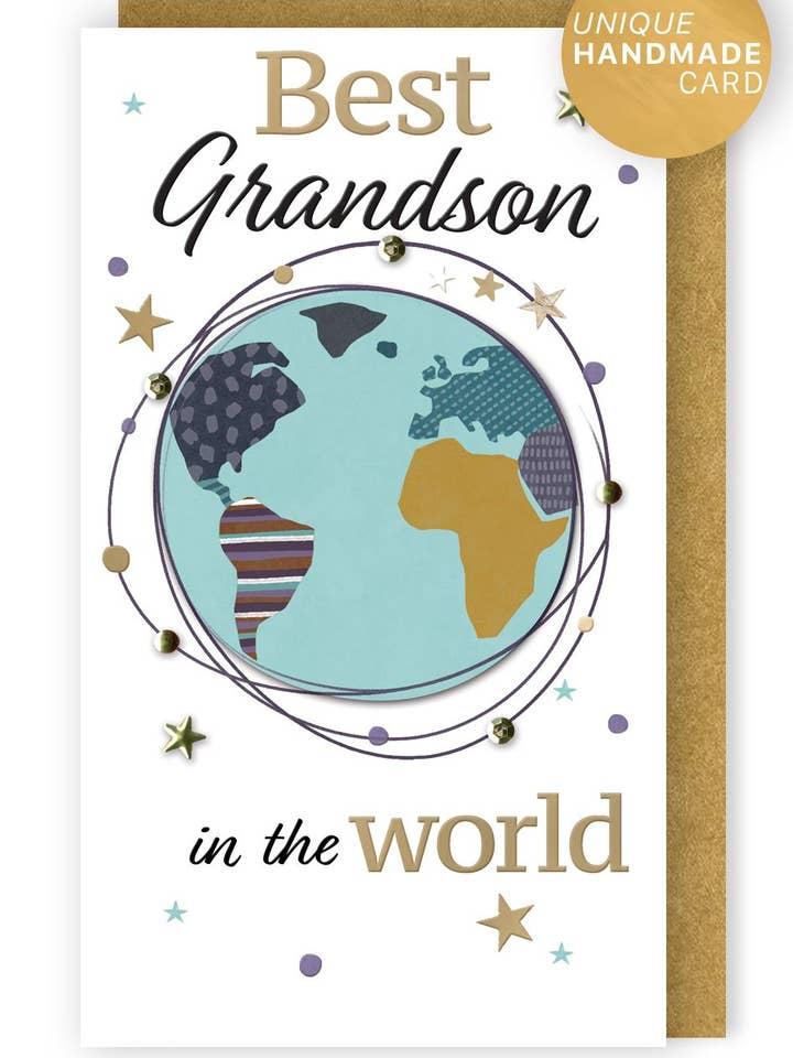 Petit-fils - Globe terrestre - Champagne - Seconde nature pour la vente par Second Nature Ltd