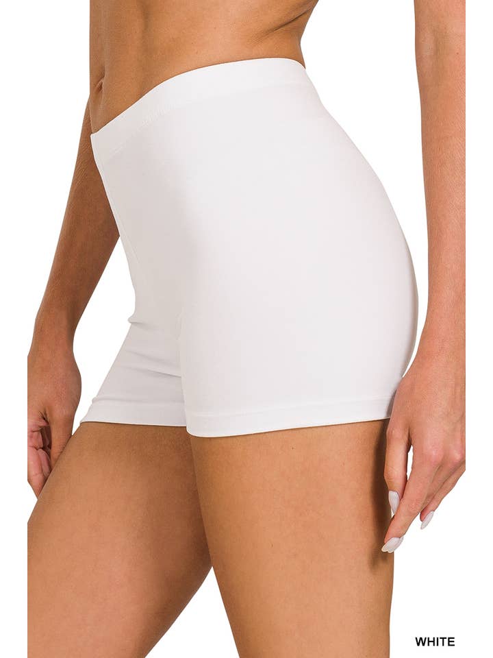 42POPS - Wholesale Athletic Shorts - Women's - ",..BRUSHED MICROFIBER WAISTBAND BIKER SHORTS3