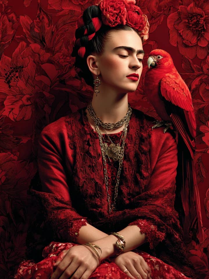 Frida Kahlo: Exotic Love | Card Fripperies for wholesale by Fripperies